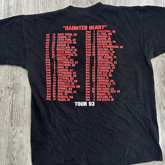 Vintage Sammy Kershaw Haunted Heart 1993 Tour Country Music Shirt Size L Single - Picture 6 of 9